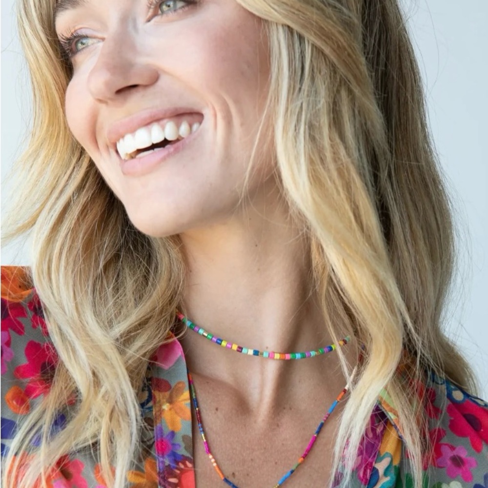 Natural Life NWT Colorful Beaded Necklace